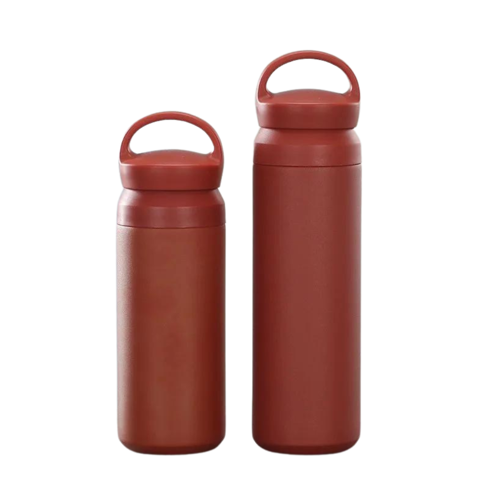 WNG-2175-Travel-Flask-with-Handle-12oz-8-Maroon Travel Flask with Handle 12oz