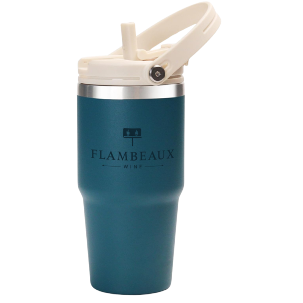 Insulated Tumbler Flip Straw 20oz