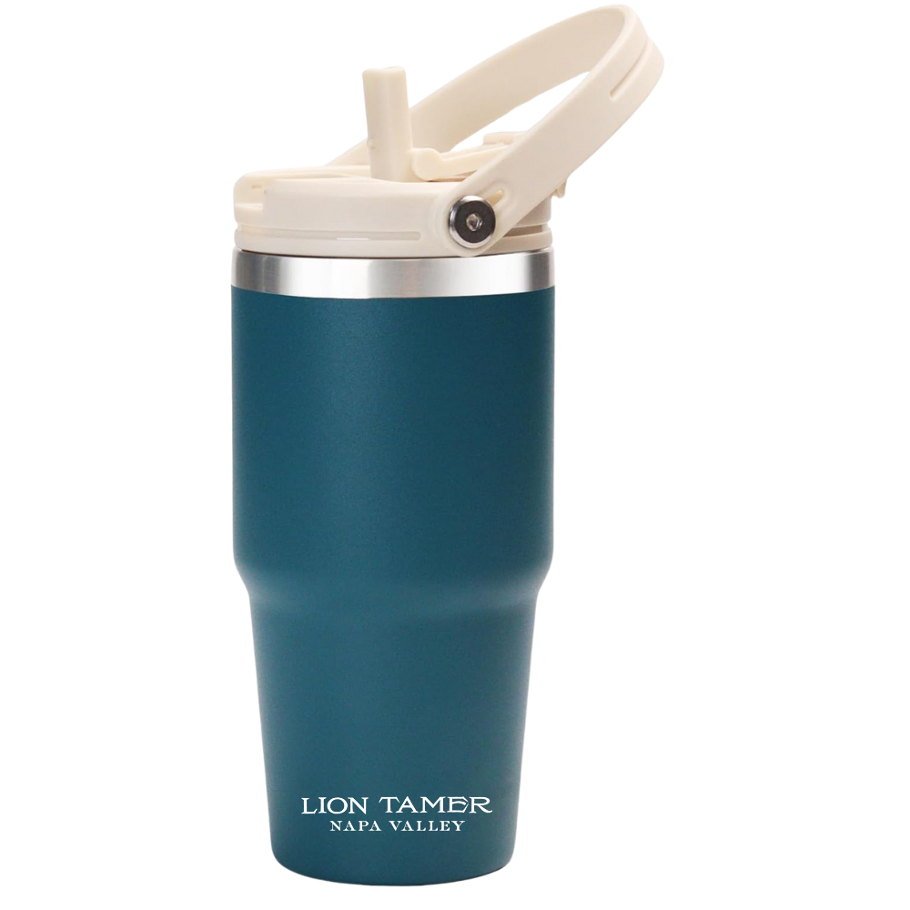Insulated Tumbler Flip Straw 20oz