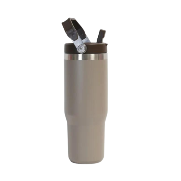 Insulated Tumbler Flip Straw 30oz