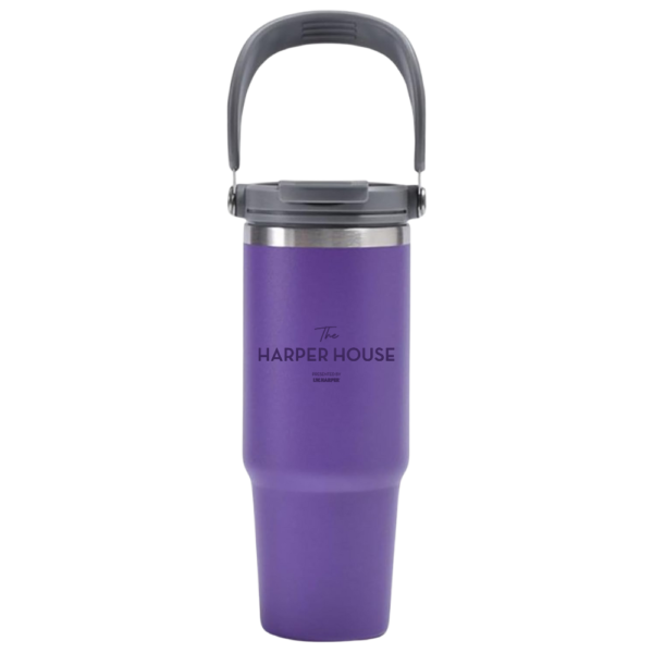 Insulated Tumbler Flip Straw 30oz