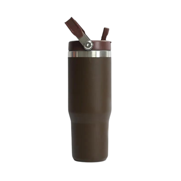 Insulated Tumbler Flip Straw 30oz