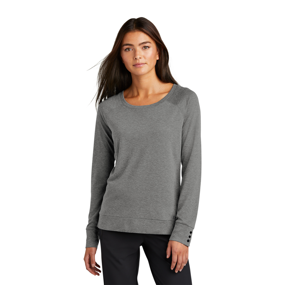 WNG-2213-OGIO-Ladies-Command-Scoop-Neck-4-Gray OGIO® Ladies Command Long Sleeve Scoop Neck