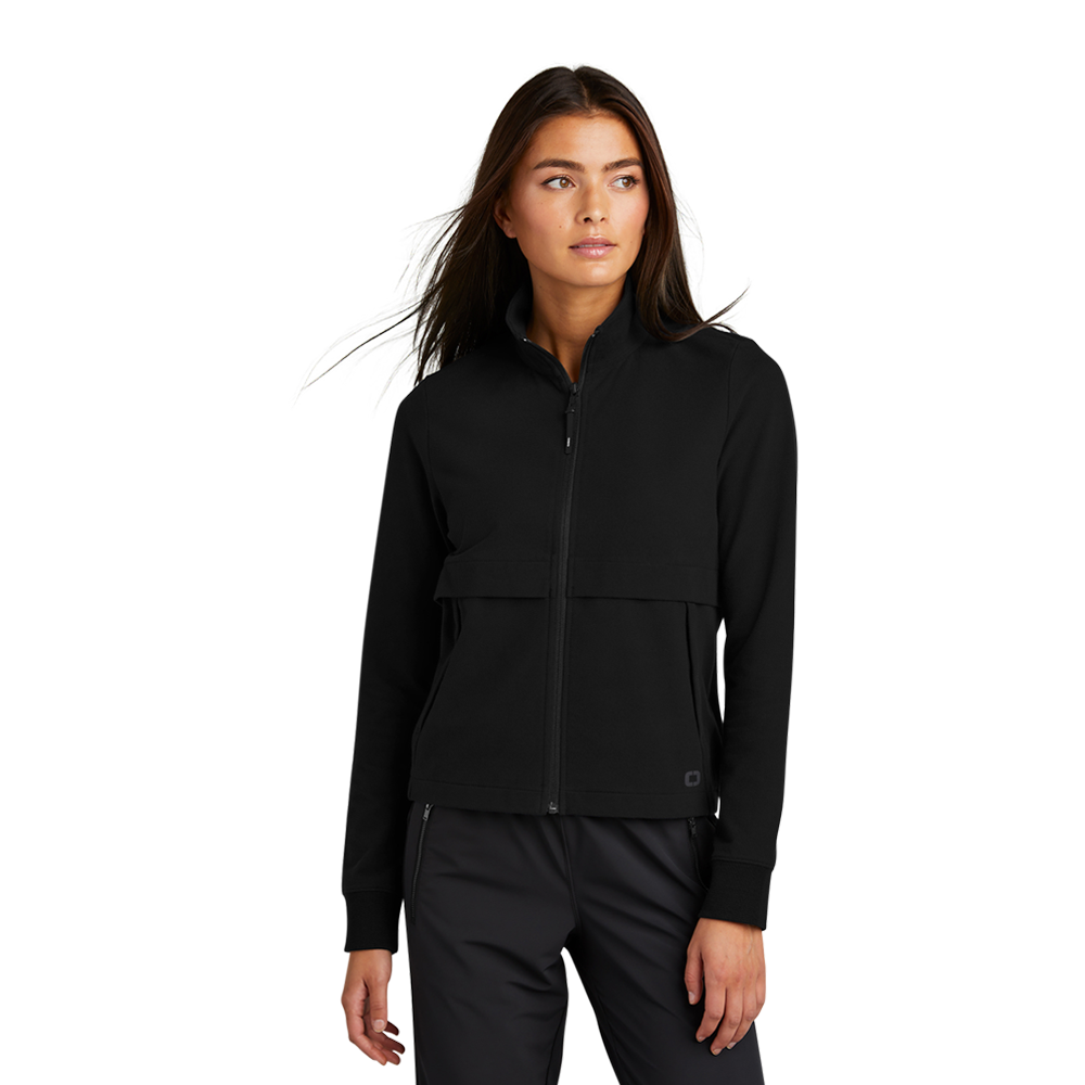 WNG-2236-OGIO-Ladies-Outstretch-Full-Zip-2-Blacktop OGIO® Ladies Outstretch Full-Zip