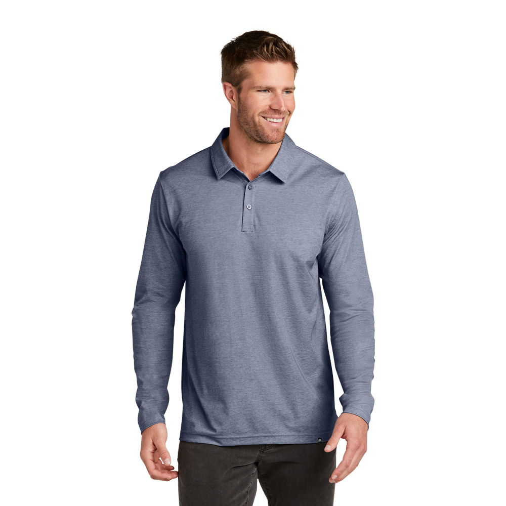 WNG-2246-TravisMathew-Oceanside-Long-Sleeve-Polo-3-BlueNightsHeather TravisMathew Oceanside Heather Long Sleeve Polo