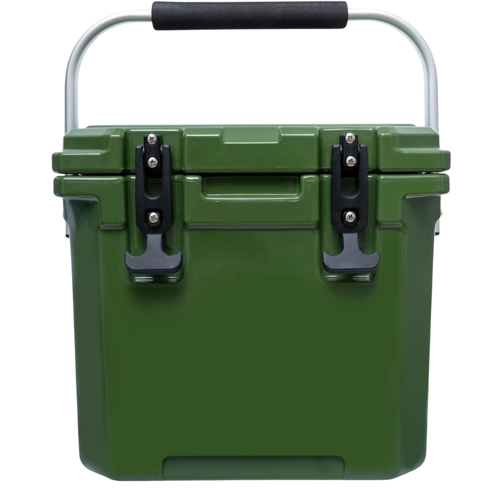 WNG-2532-12L-Hard-Cooler-17-darkgreen 12L Premium Hard Cooler with Molded-in Cup Holders