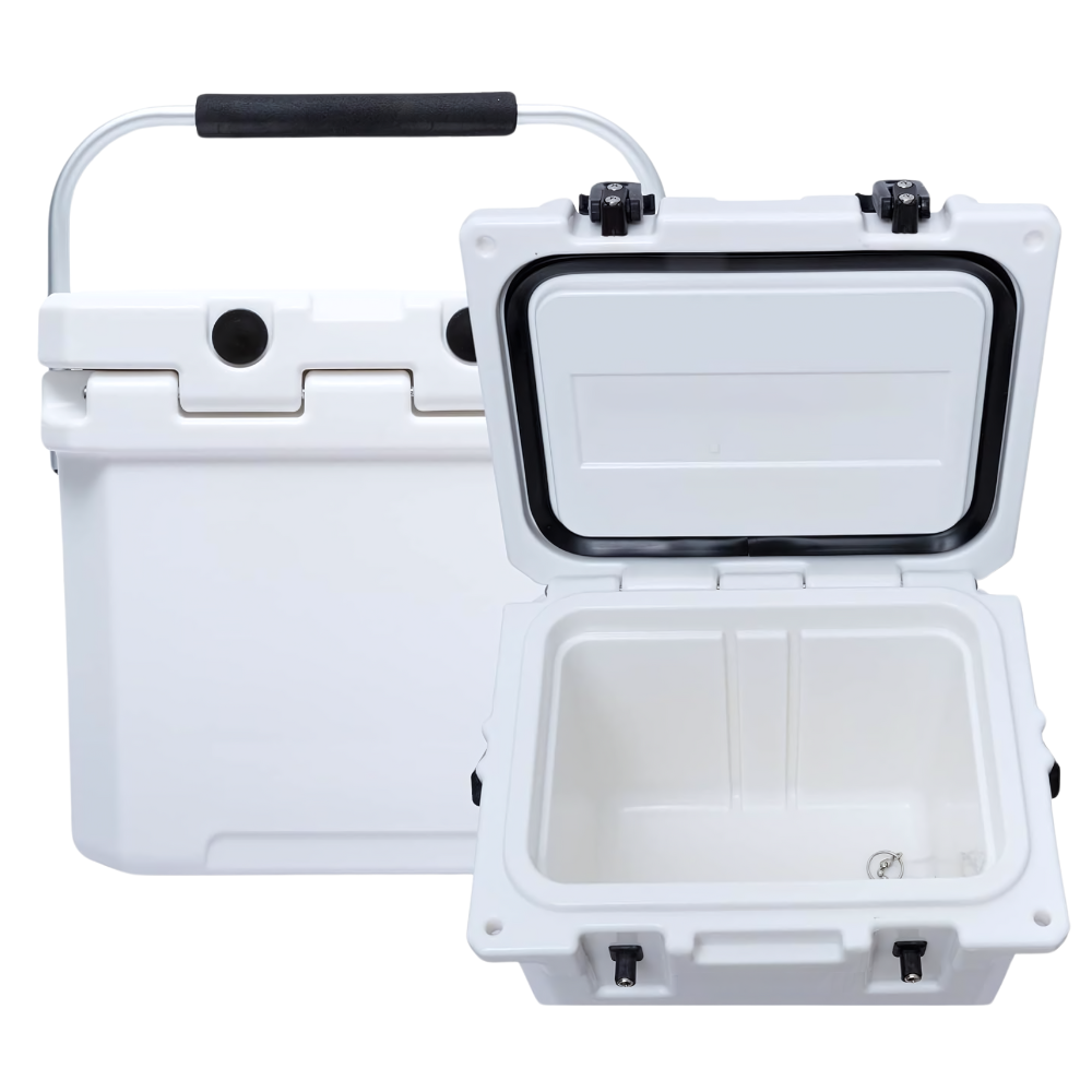 WNG-2532-12L-Hard-Cooler-4-white 12L Premium Hard Cooler with Molded-in Cup Holders