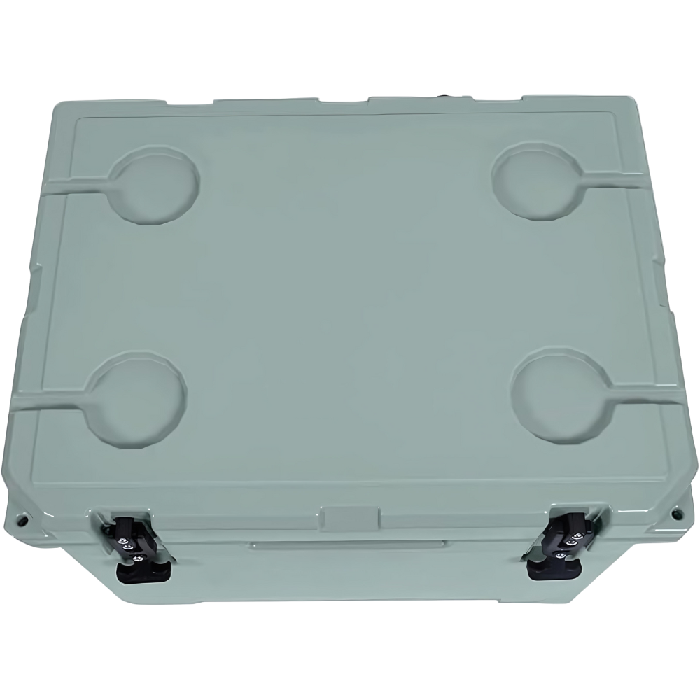 WNG-2536-40L-Ice-Chest-Cooler-4-sage 40L Ice Chest with 4 Molded-in Cup Holders