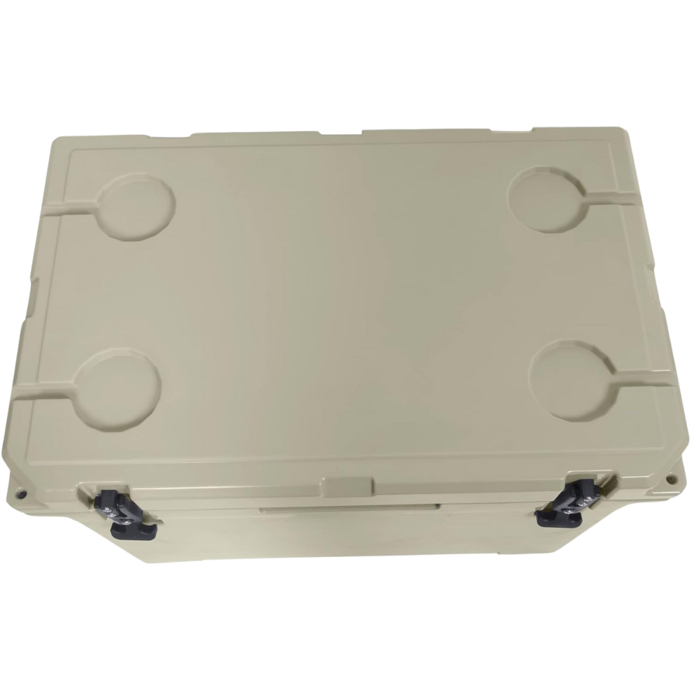 WNG-2539-60L-Ice-Chest-Cooler-4-beige 60L Ice Chest with 4 Molded-in Cup Holders