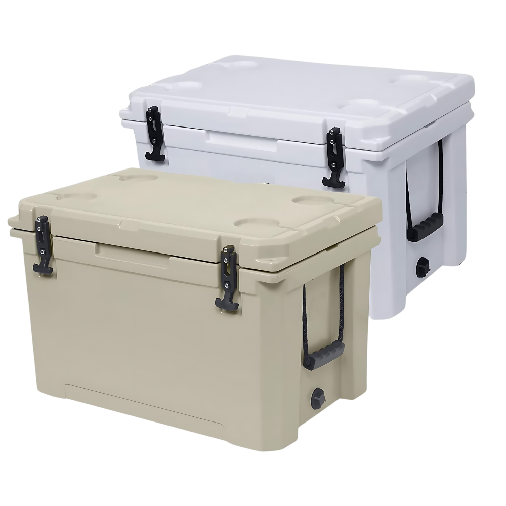 WNG-2539-60L-Ice-Chest-Cooler-8 60L Ice Chest with 4 Molded-in Cup Holders