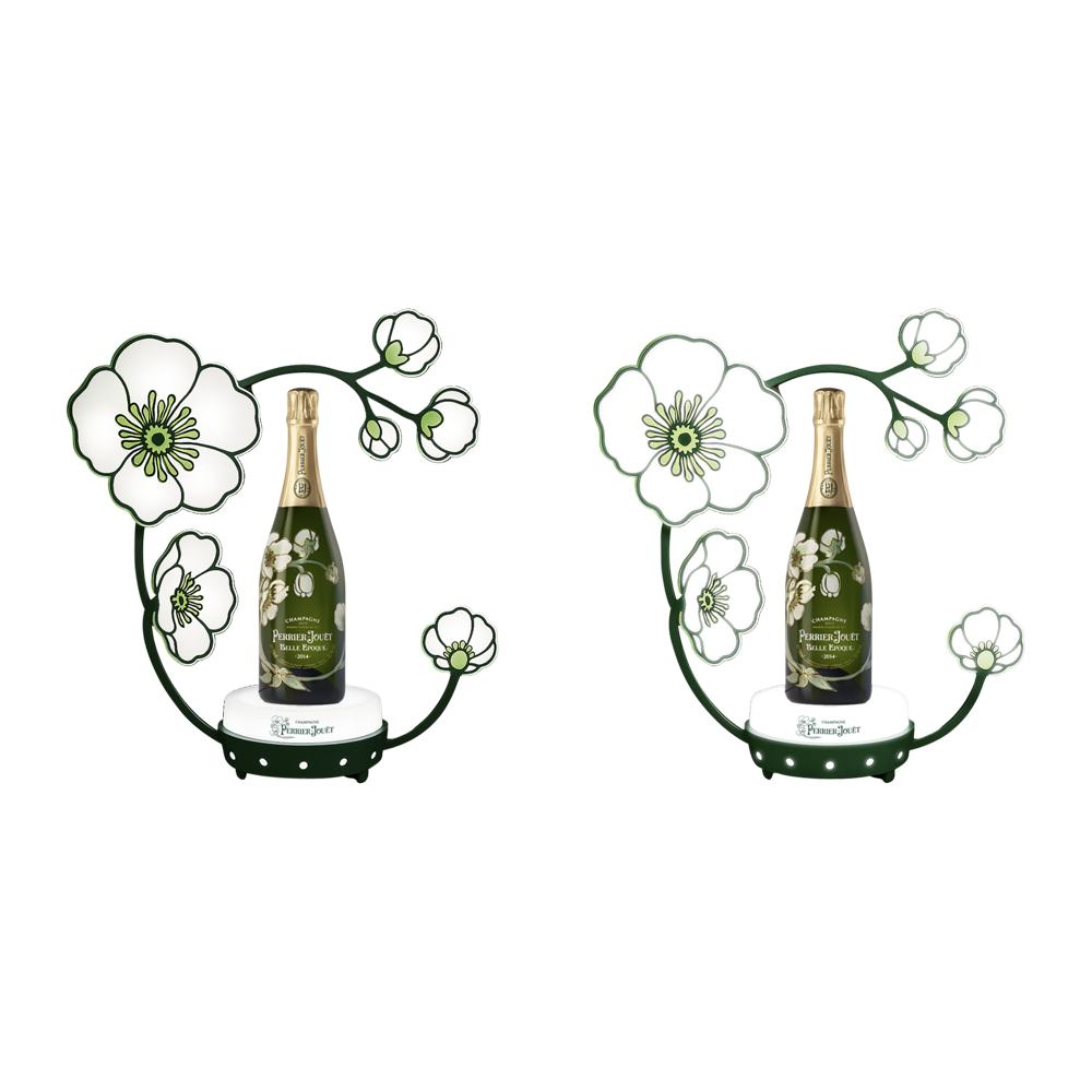 WNG-2566-2 OEM Custom Molded LED Bottle Presenter Glorifier