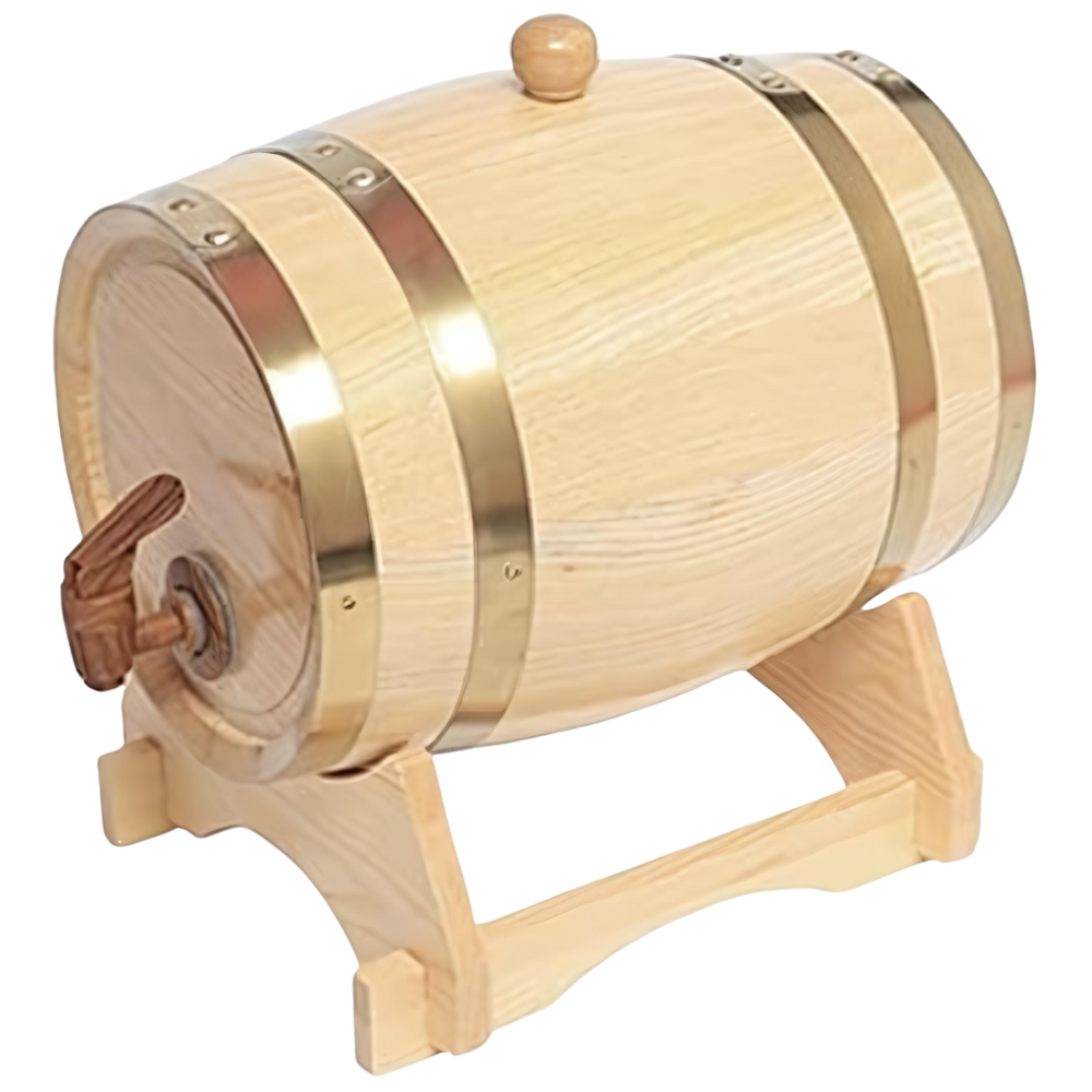 1.5L Oak Barrel Dispenser