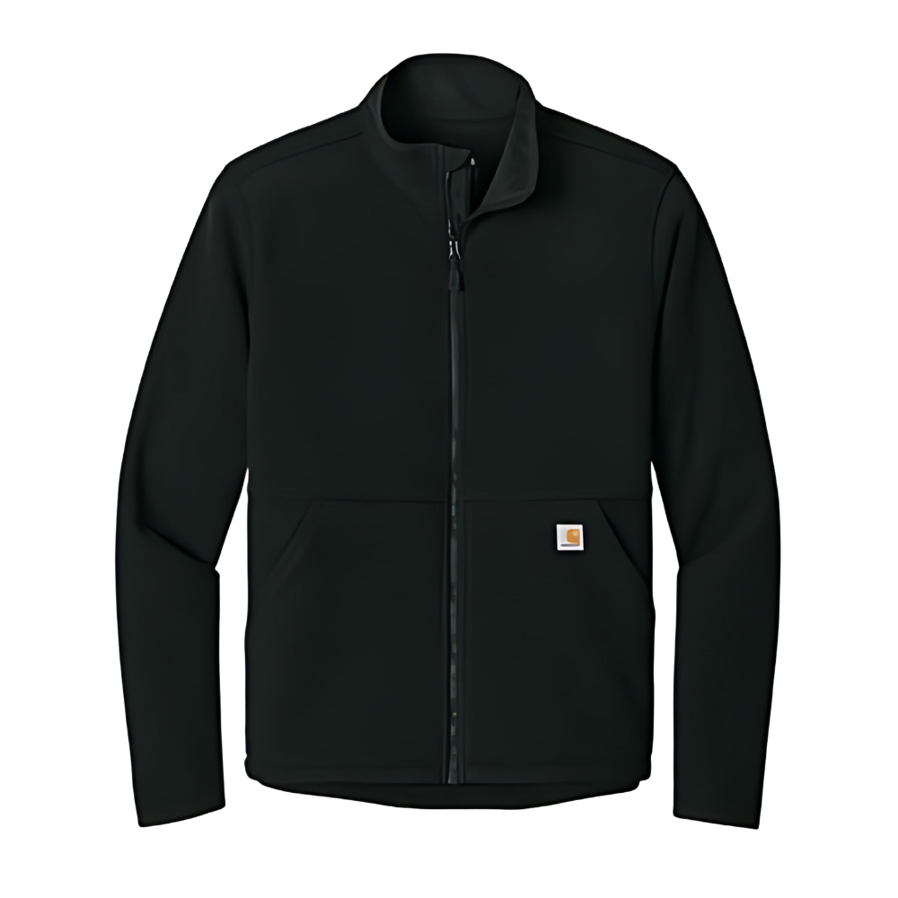 WNG-2614-Carhartt®-Full-Zip-Fleece-Jacket-5-black Carhartt® Textured Full-Zip Fleece Jacket