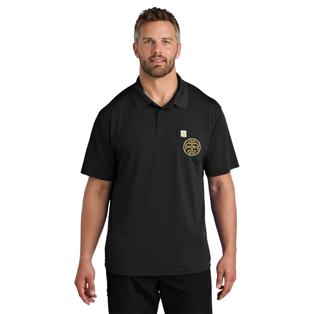 WNG-2615-Carhartt-Force®-Pocket-Polo-1-black Carhartt Force® Snag-Resistant Pocket Polo