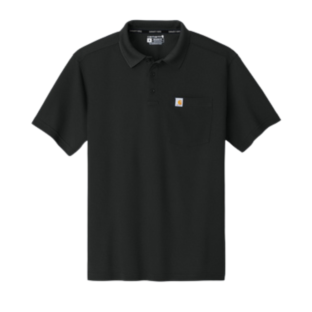 WNG-2615-Carhartt-Force®-Pocket-Polo-3-black Carhartt Force® Snag-Resistant Pocket Polo