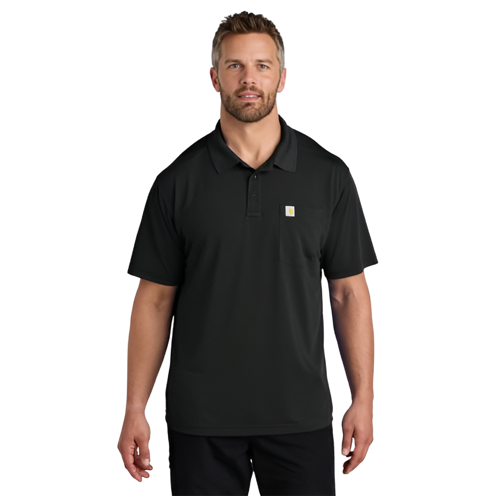 WNG-2615-Carhartt-Force®-Pocket-Polo-5-black Carhartt Force® Snag-Resistant Pocket Polo
