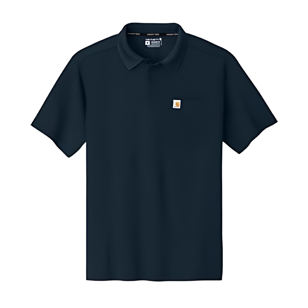 WNG-2615-Carhartt-Force®-Pocket-Polo-7-navy Carhartt Force® Snag-Resistant Pocket Polo
