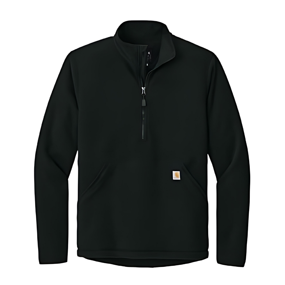WNG-2622-Carhartt®-Half-Zip-Fleece-Jacket-3-black Carhartt® Textured Half-Zip Fleece Jacket