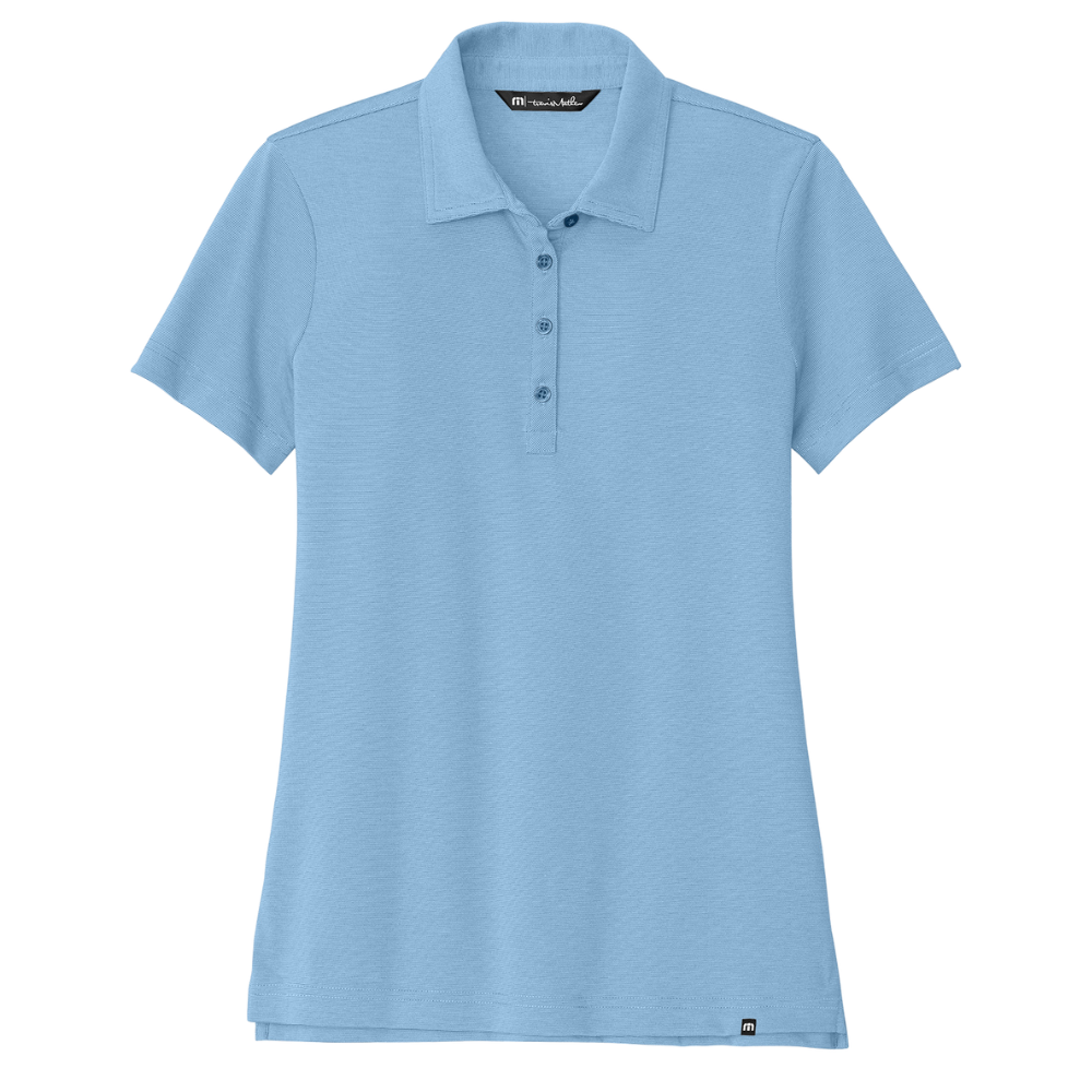 WNG-2837-TravisMathew-Women's-Sunnyvale-Polo-4-StrongBlueHeather TravisMathew Women's Sunnyvale Polo