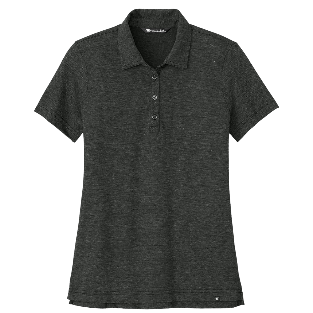 WNG-2837-TravisMathew-Women's-Sunnyvale-Polo-7-BlackHeather TravisMathew Women's Sunnyvale Polo