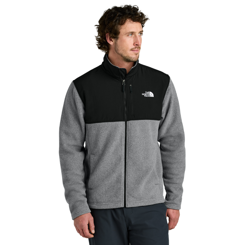 wng-2660-The-North-Face®-Full-Zip-Fleece-Jacket-4-GrayHeatherBlack The North Face® Women’s Highest Peak Full-Zip Fleece Jacket