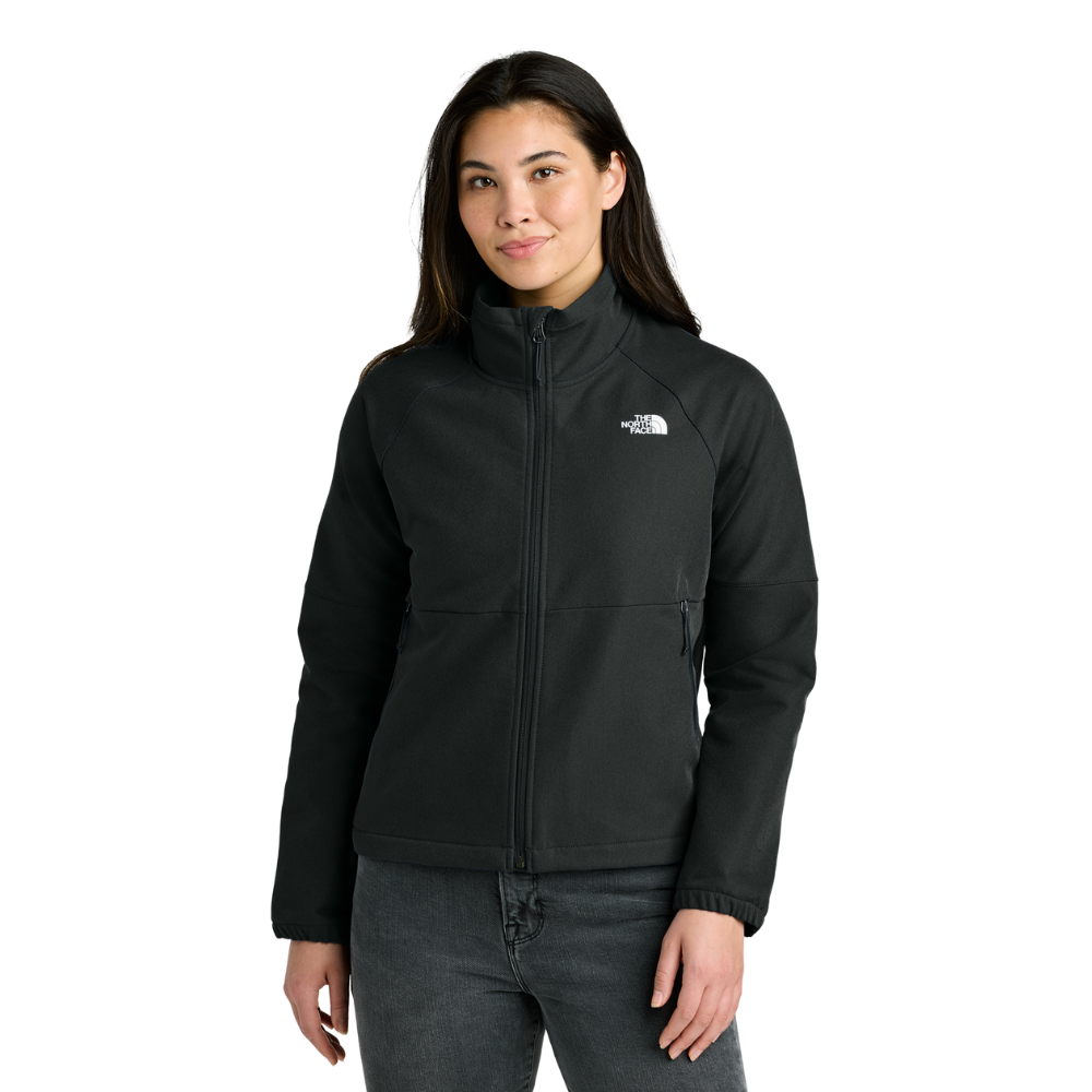wng-2663-The-North-Face®-Women’s-Barr-Lake-Jacket-4-BlackHeather The North Face® Women’s Barr Lake Soft Shell Jacket