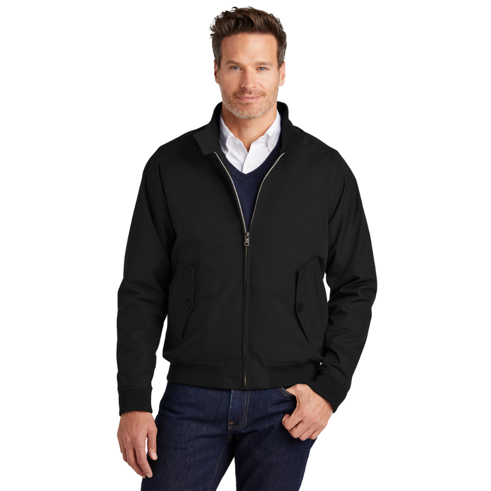wng-2669-Brooks-Brothers®-Bomber-Jacket-2-black Brooks Brothers® Bomber Jacket