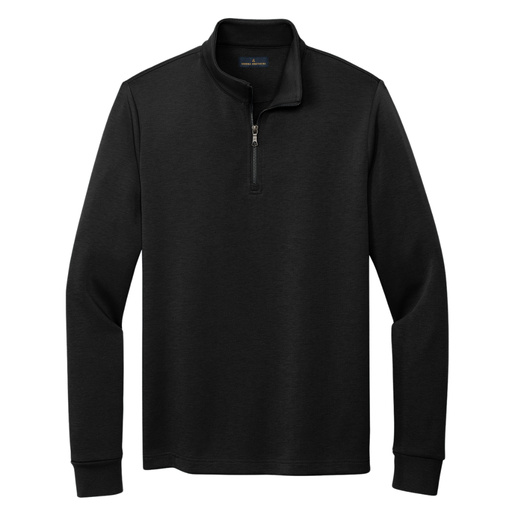 wng-2676-Brooks-Brothers®-Double-Knit-1-4-Zip-5-black Brooks Brothers® Double-Knit 1/4-Zip