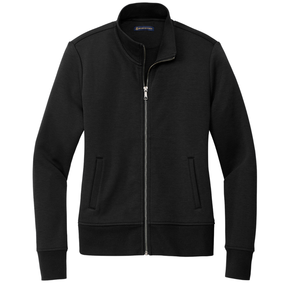wng-2677-Brooks-Brothers®-Women’s-Double-Knit-Full-Zip-5-black Brooks Brothers® Women’s Double-Knit Full-Zip