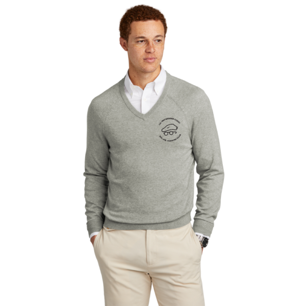Brooks Brothers® Cotton Stretch V-Neck Sweater