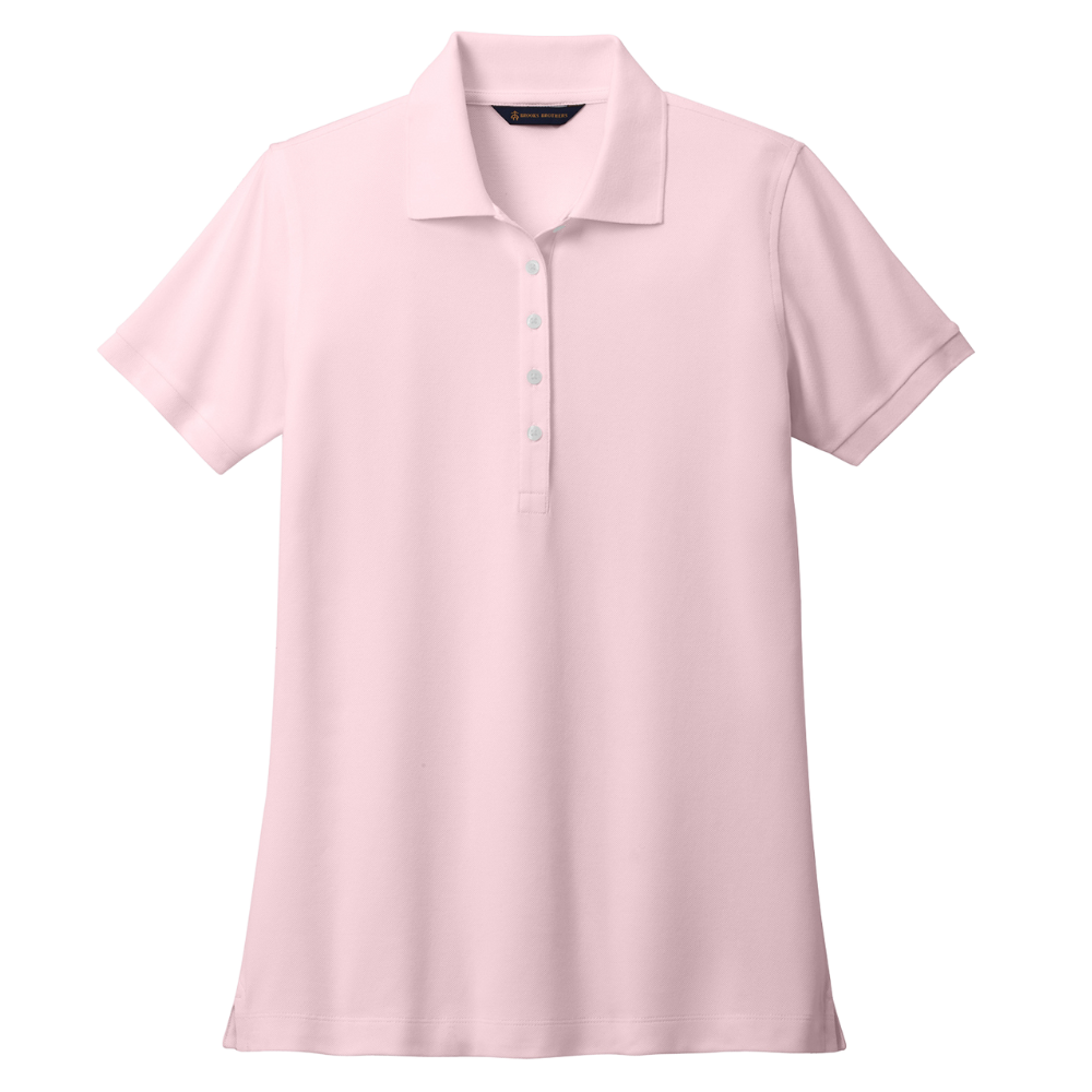 wng-2685-Brooks-Brothers®-Women’s-Pima-Pique-Polo-4-pink Brooks Brothers® Women’s Pima Cotton Pique Polo