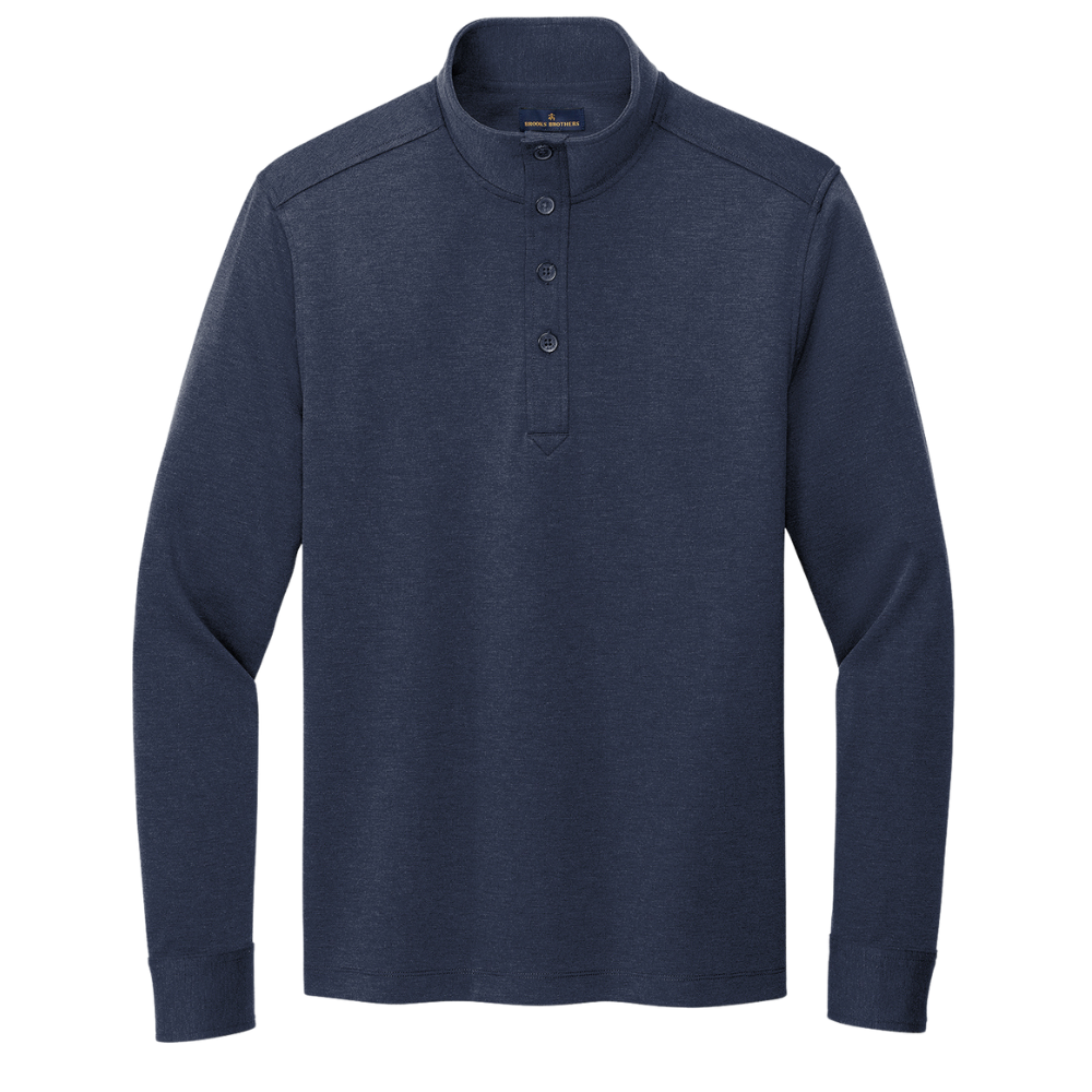 wng-2689-Brooks-Brothers®-Mid-Layer-Stretch-Half-Button-5-Navy Brooks Brothers® Mid-Layer Stretch Half-Button