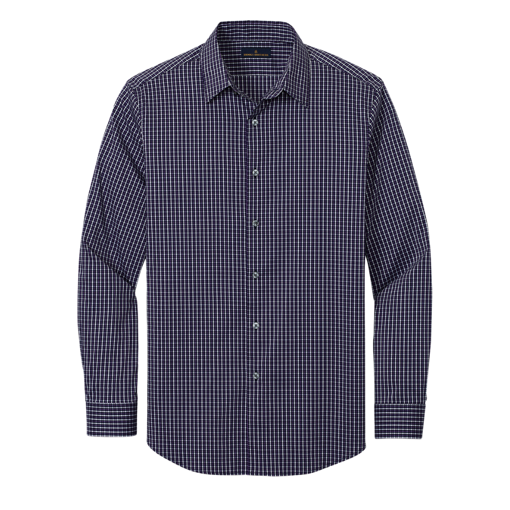 wng-2697-Brooks-Brothers®-Tech-Stretch-Shirt-8-NavyBlazerMultiCheck Brooks Brothers® Tech Stretch Shirt
