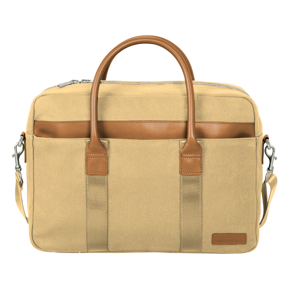 wng-2706-Brooks-Brothers®-Wells-Briefcase-2-khaki Brooks Brothers® Wells Briefcase