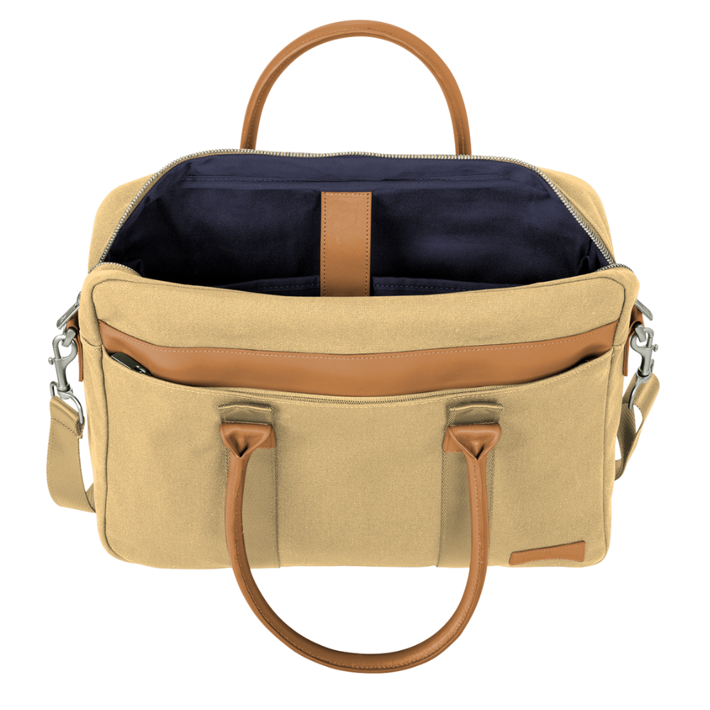 wng-2706-Brooks-Brothers®-Wells-Briefcase-3-khaki Brooks Brothers® Wells Briefcase