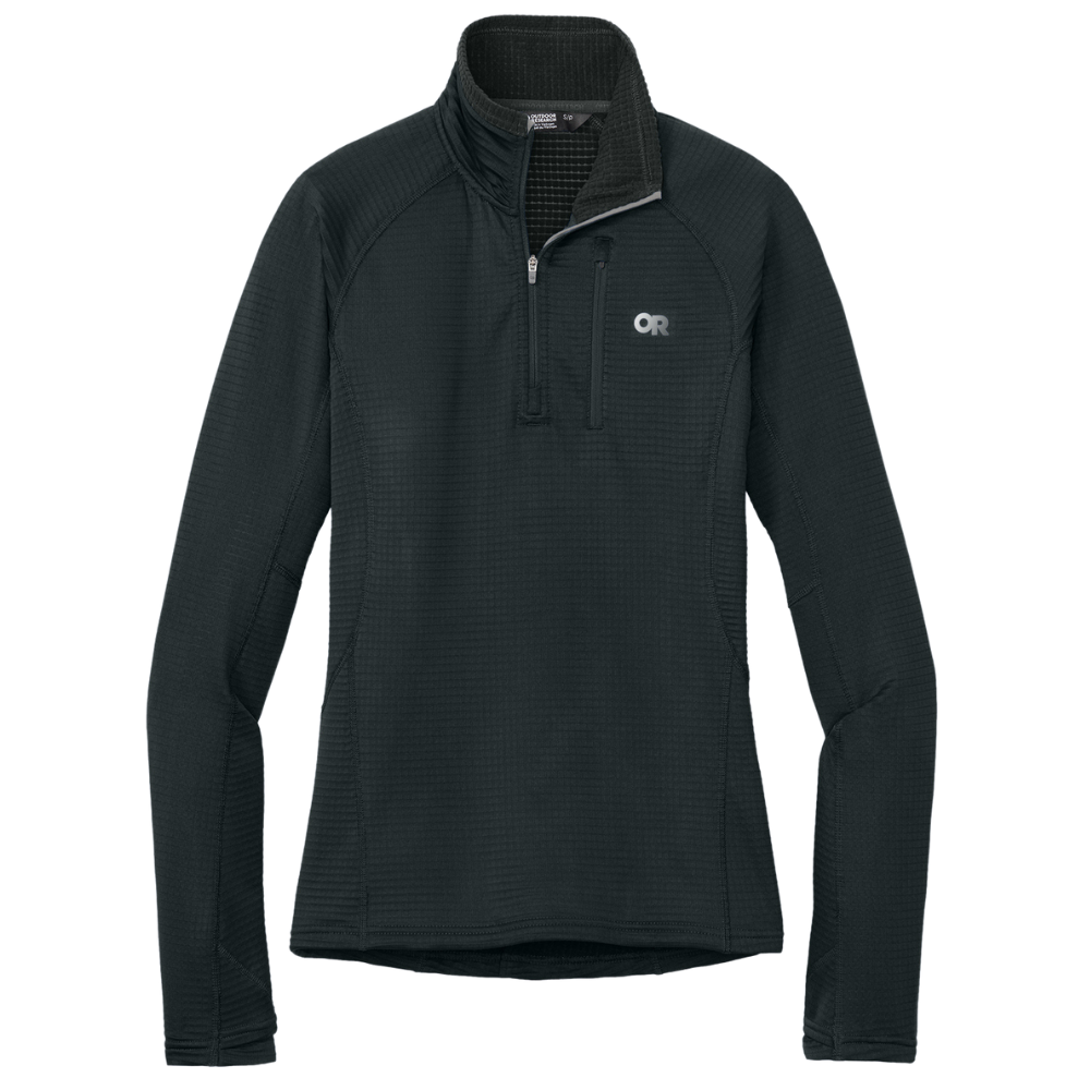 wng-2716-Outdoor-Research®-Women's-Tech-1-4-Zip-5-Black Outdoor Research® Women's Tech Grid 1/4-Zip Fleece
