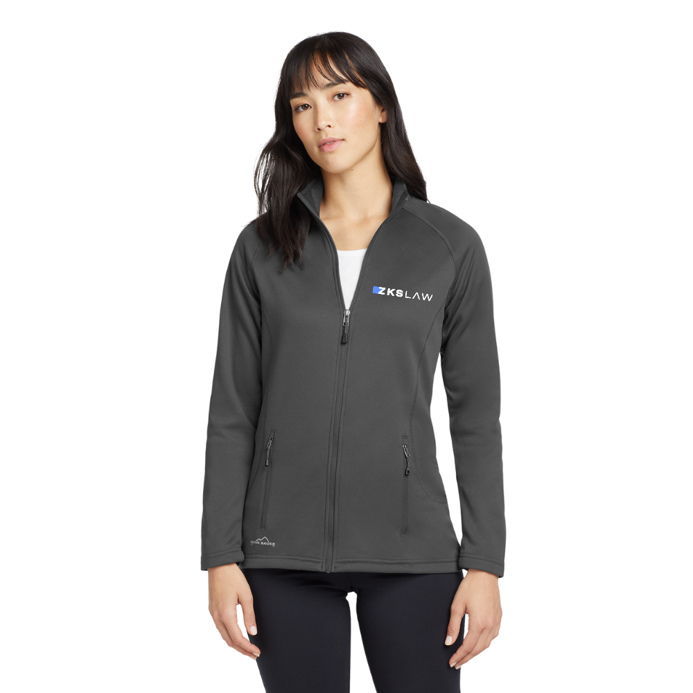 wng-2727-Eddie-Bauer®-Women's-Smooth-Fleece-Full-Zip-1-IronGate Eddie Bauer® Women's Smooth Fleece Full-Zip