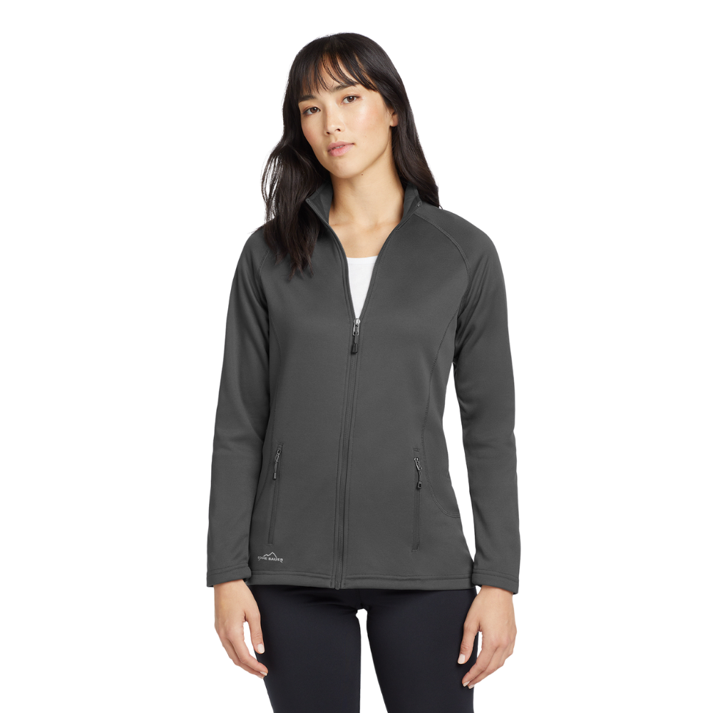 wng-2727-Eddie-Bauer®-Women's-Smooth-Fleece-Full-Zip-2-IronGate Eddie Bauer® Women's Smooth Fleece Full-Zip