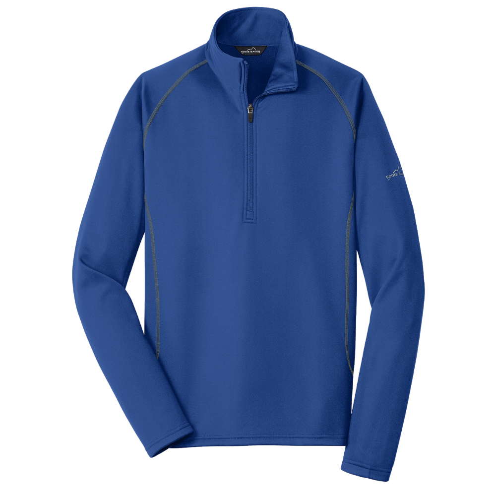 wng-2730-Eddie-Bauer®-Smooth-Fleece-Half-Zip-5-CobaltBlue Eddie Bauer® Smooth Fleece Half-Zip