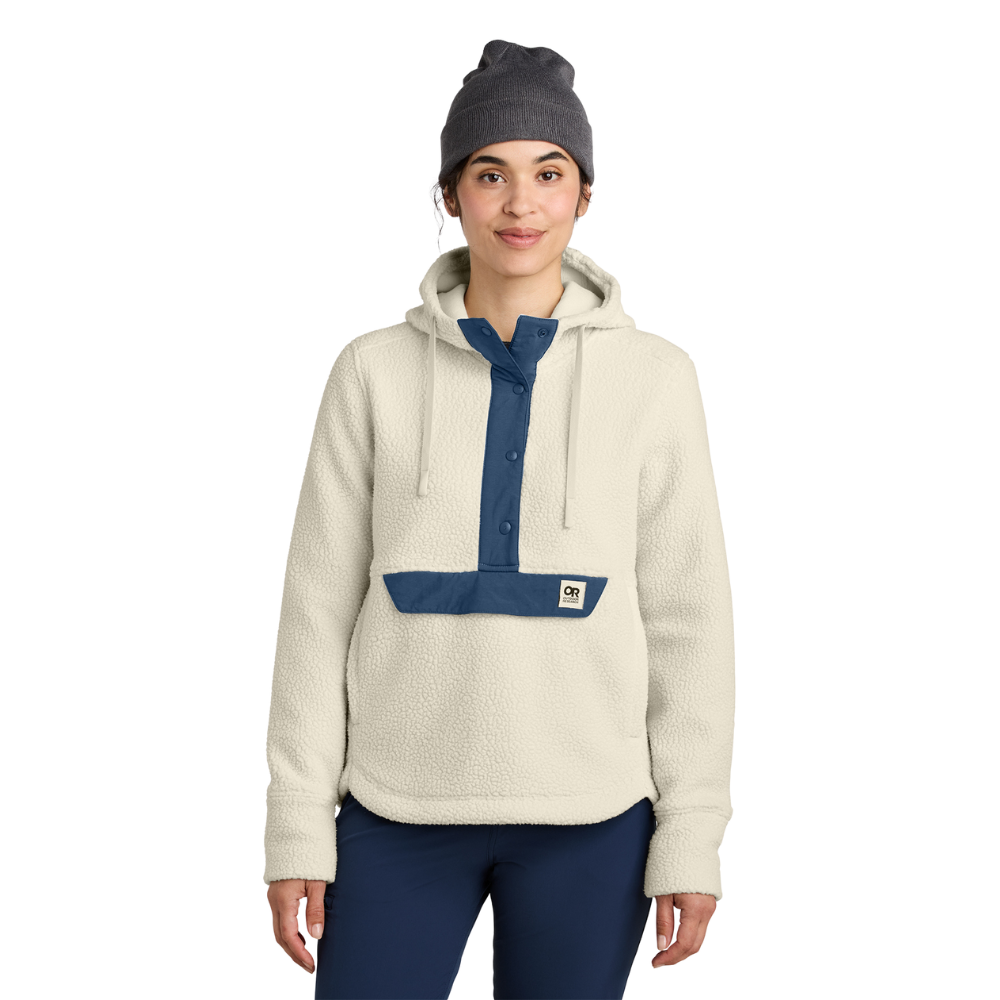 wng-2743-Outdoor-Research®-Women's-Packwood-Hoodie-2-OatNavy Outdoor Research® Women's Packwood Fleece Pullover Hoodie