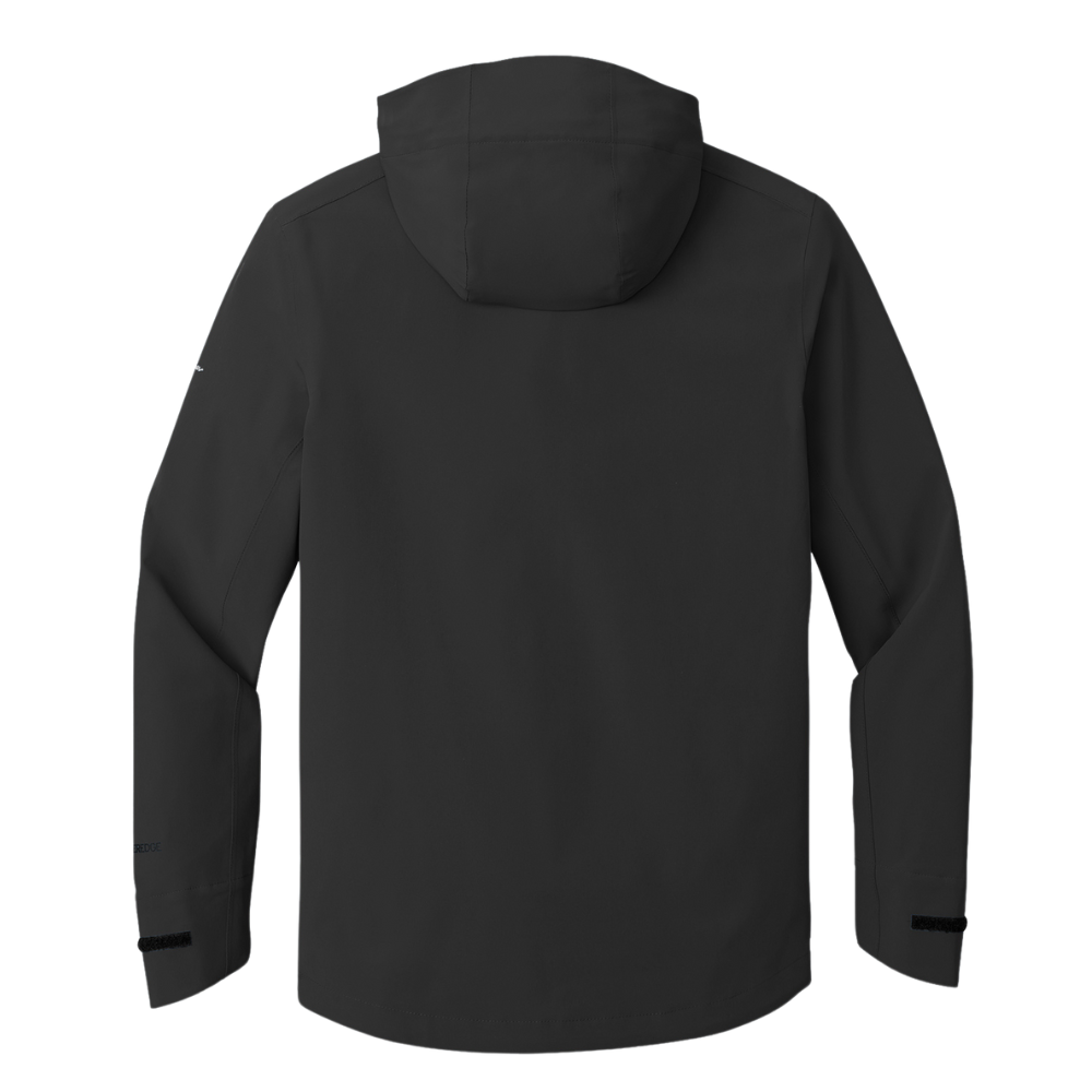 wng-2759-Eddie-Bauer®-WeatherEdge®-Plus-Jacket-4-Black Conquer the elements with wine-n-gear's wholesale Eddie Bauer® WeatherEdge® Plus Jacket. This fully seam-sealed, waterproof, and breathable 10K/10K stretch fabric jacket features WeatherEdge Plus and StormRepel® DWR technology for ultimate protection. With an adjustable hood, waterproof zippered pockets, adjustable cuffs, and a decoration access pocket, this jacket offers both functionality and convenience. The interior storm flap, adjustable drawcord hem, and contrast logo complete the design. Made of 92/8 poly/spandex with 100% polyester lining, it's perfect for customizing with your branding when ordering wholesale from wine-n-gear.
