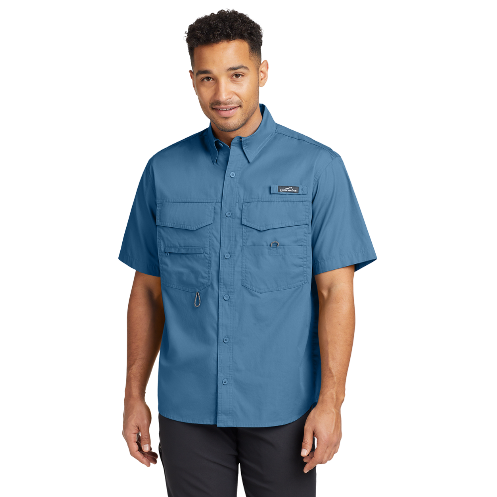 wng-2775-Eddie-Bauer®-Short-Sleeve-Fishing-Shirt-2-BlueGill Eddie Bauer® Short Sleeve Fishing Shirt