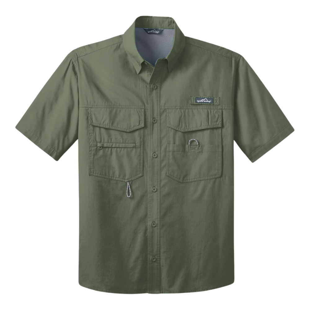 wng-2775-Eddie-Bauer®-Short-Sleeve-Fishing-Shirt-5-SeagrassGreen Eddie Bauer® Short Sleeve Fishing Shirt