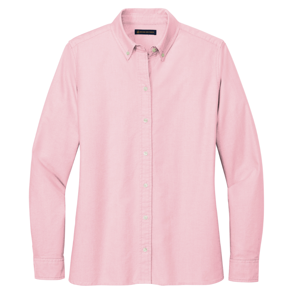 wng-2788-Brooks-Brothers®-Women’s-Oxford-Cloth-Shirt-3-pink Brooks Brothers® Women’s Casual Oxford Cloth Shirt