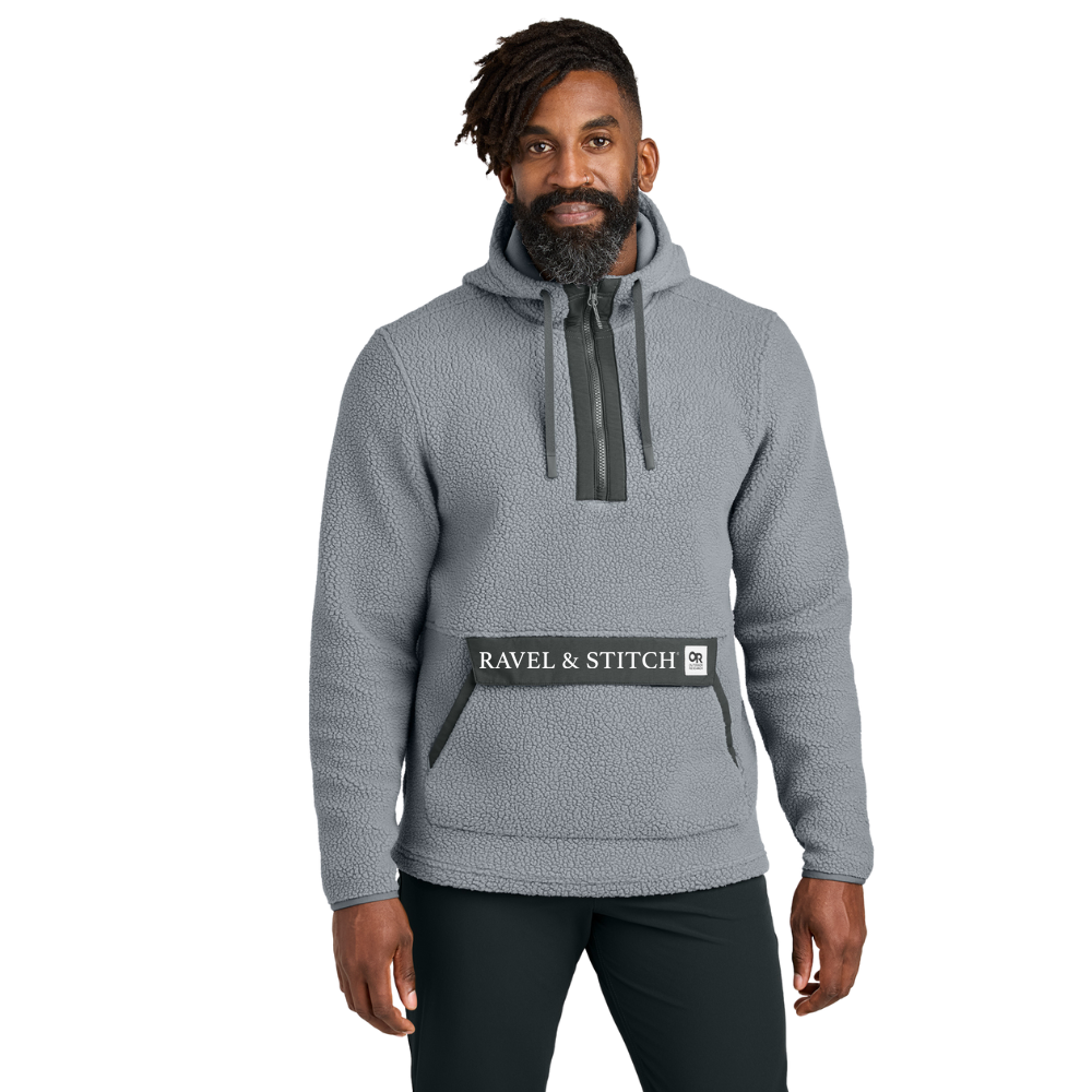 wng-2790-Outdoor-Research®-Packwood-Pullover-1-Gray Outdoor Research® Packwood Fleece Pullover Hoodie