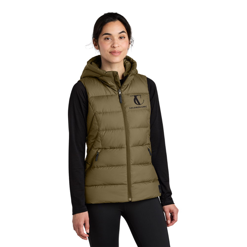 wng-2798-Outdoor-Research®-Women's-Coldsnap-Vest-1-Loden Outdoor Research® Women's Coldsnap Hooded Down Vest