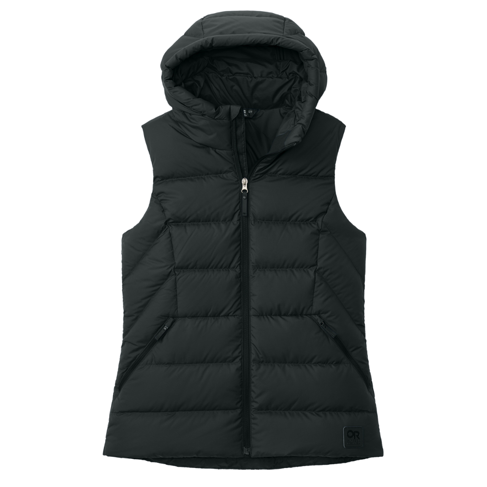 wng-2798-Outdoor-Research®-Women's-Coldsnap-Vest-6-Black Outdoor Research® Women's Coldsnap Hooded Down Vest