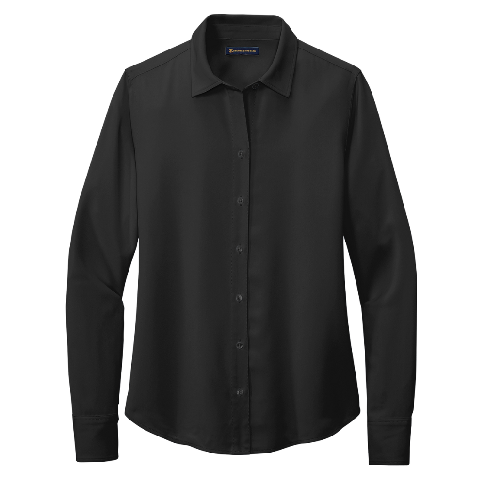 wng clipped transparent Brooks Brothers® Women’s Full-Button Satin Blouse