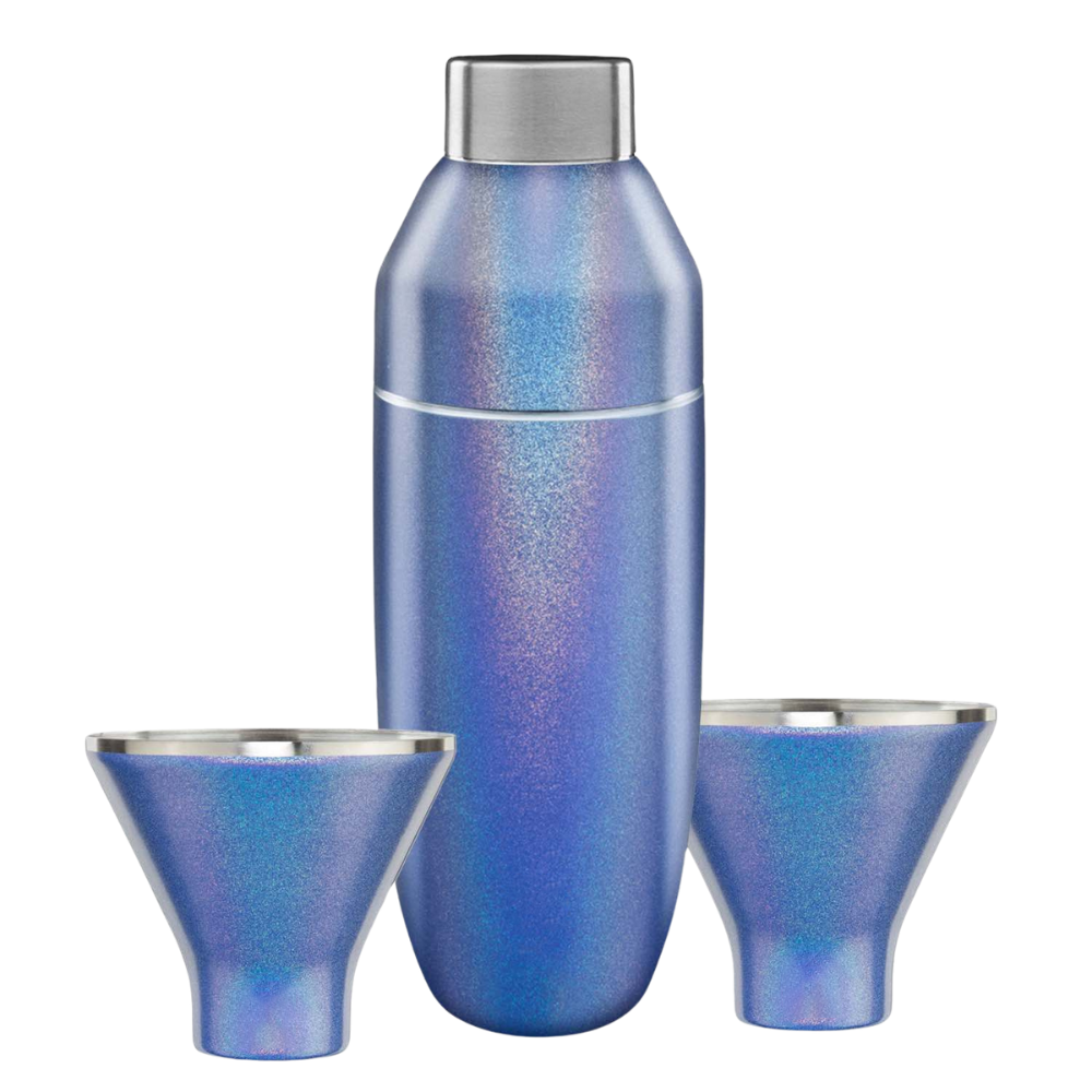 WNG-2848-Shaker-and-Martini-Tumbler-Barware-Set-6-ShimmerBlue Insulated Cocktail Shaker and Martini Tumbler Barware Set