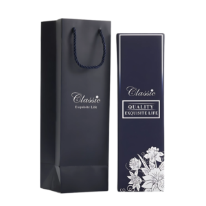 1-Bottle Wine Gift Box with Paper Bag